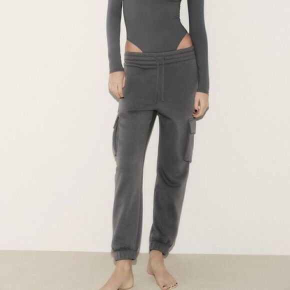 Zara Cargo Jogger Pants New - Picture 2 of 7